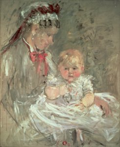 Julie Manet et sa nourrice - Berthe Morisot